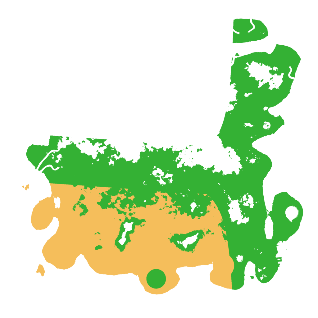 Biome Rust Map: Procedural Map, Size: 4300, Seed: 2145430678