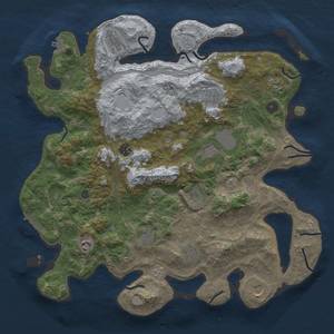 Thumbnail Rust Map: Procedural Map, Size: 4250, Seed: 1818211633, 18 Monuments