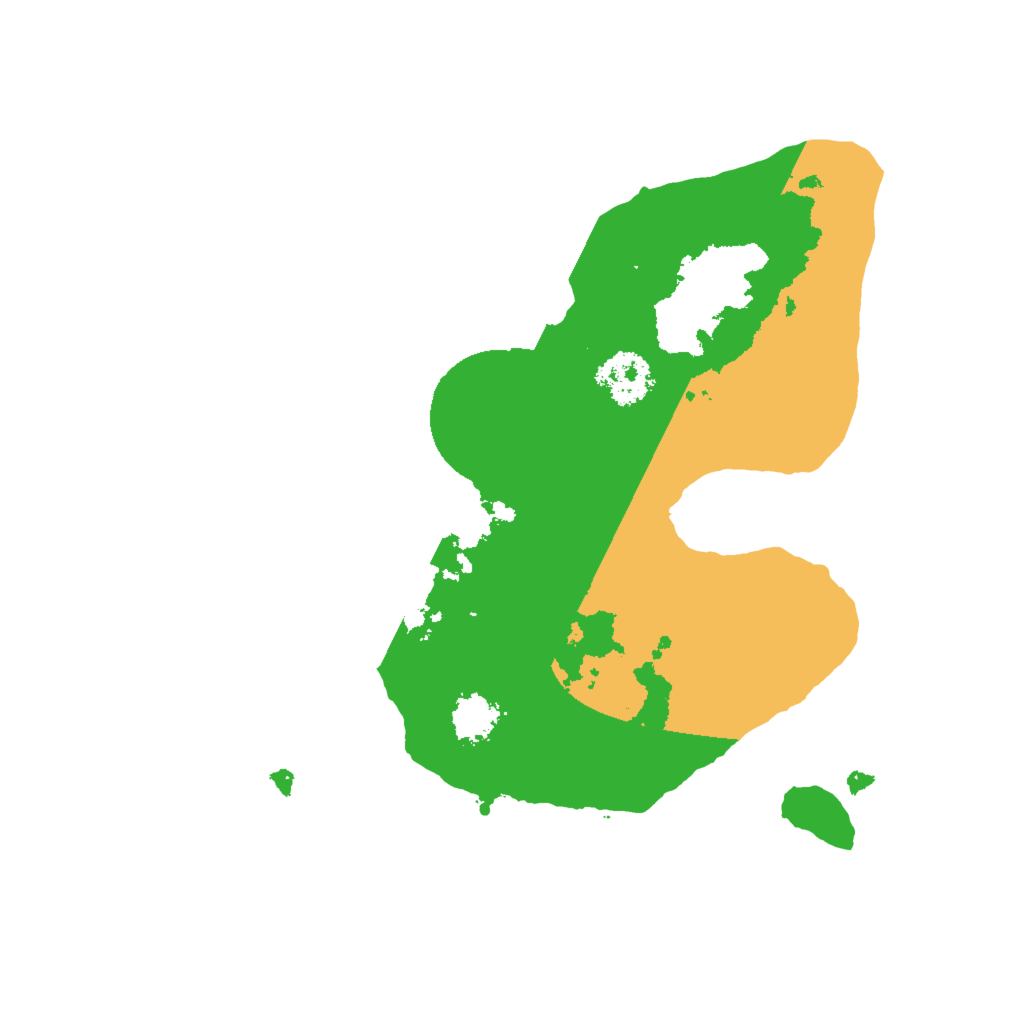 Biome Rust Map: Procedural Map, Size: 2000, Seed: 914471364