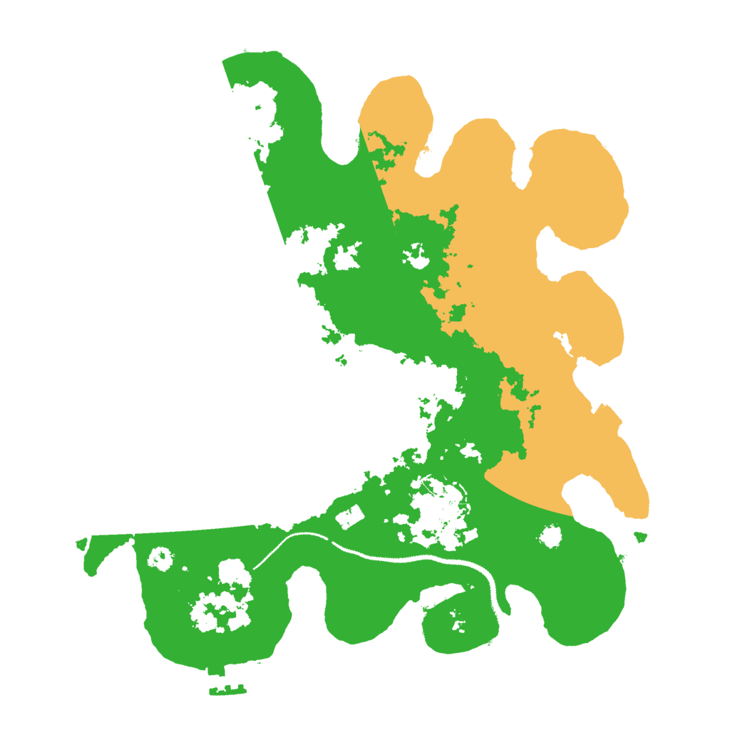 Biome Rust Map: Procedural Map, Size: 3000, Seed: 9907