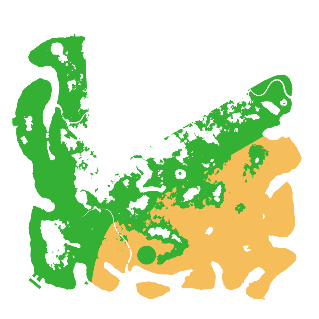 Biome Rust Map: Procedural Map, Size: 4500, Seed: 23031601