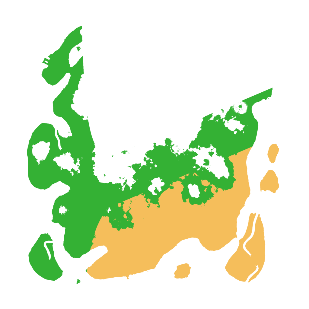 Biome Rust Map: Procedural Map, Size: 3500, Seed: 1614307284