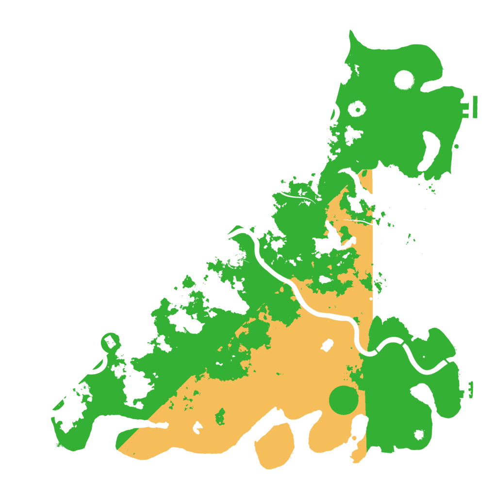 Biome Rust Map: Procedural Map, Size: 4500, Seed: 30748696