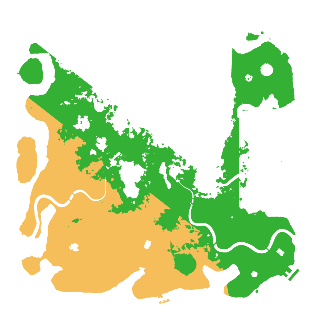 Biome Rust Map: Procedural Map, Size: 4500, Seed: 6345276