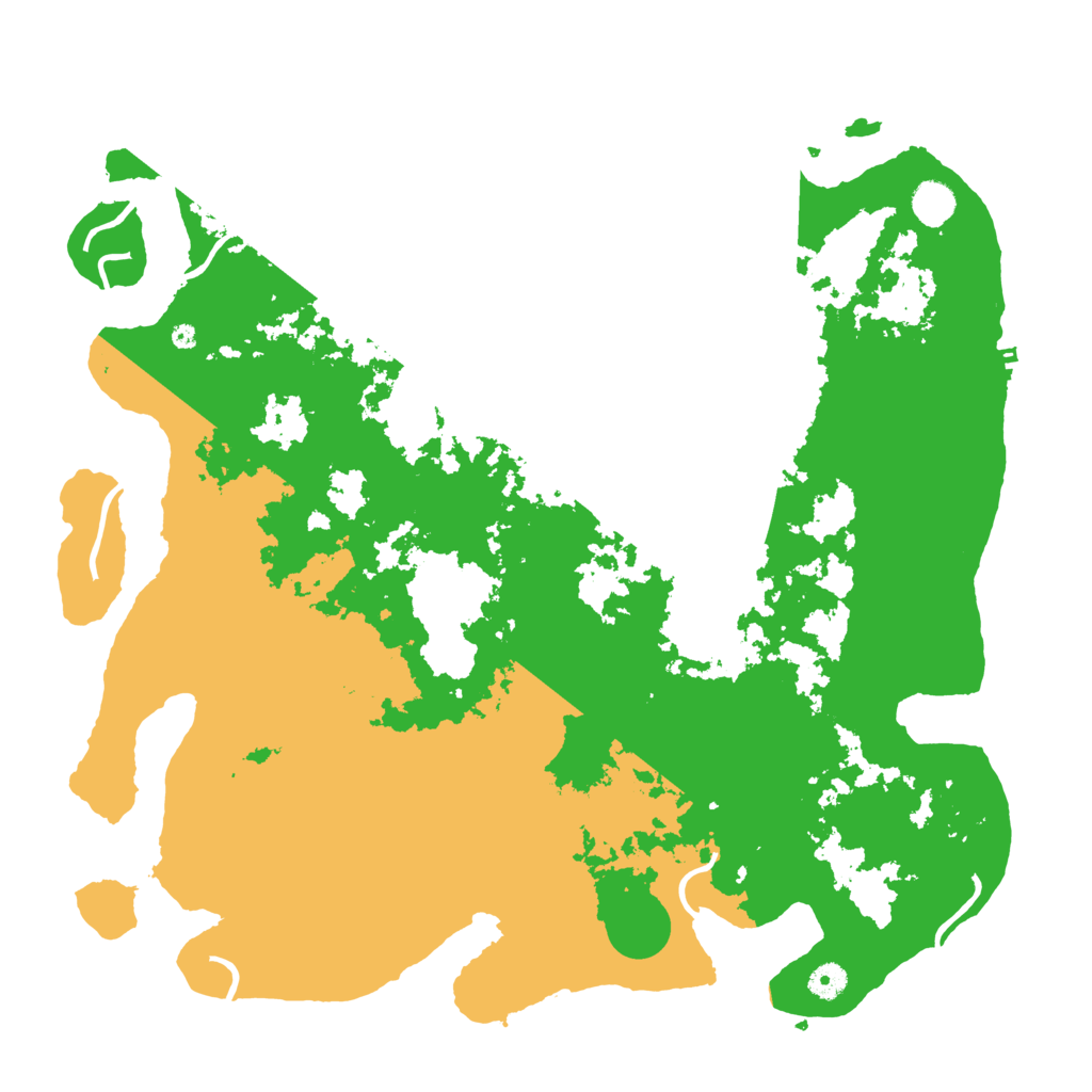 Biome Rust Map: Procedural Map, Size: 4500, Seed: 6345276