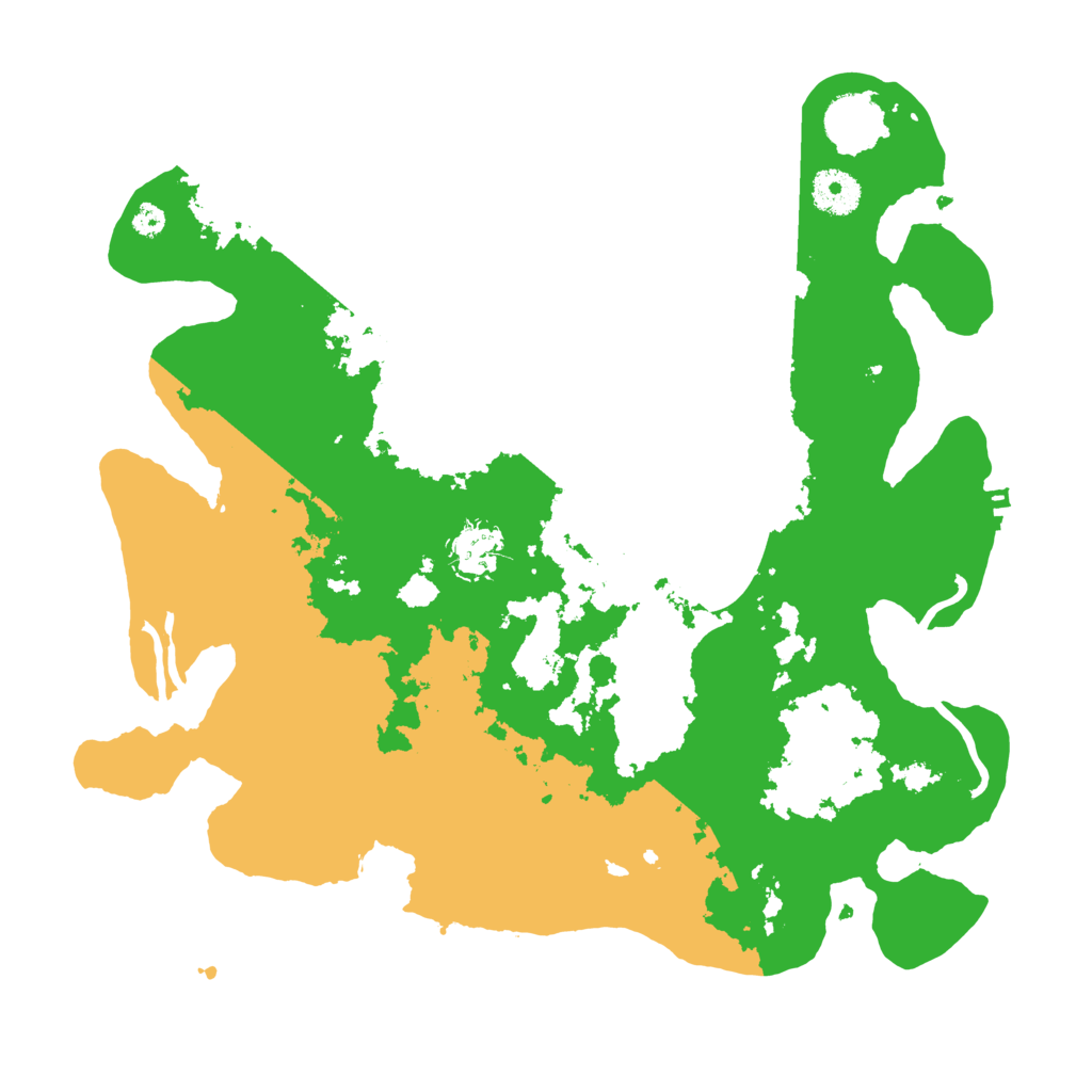 Biome Rust Map: Procedural Map, Size: 3500, Seed: 31190180