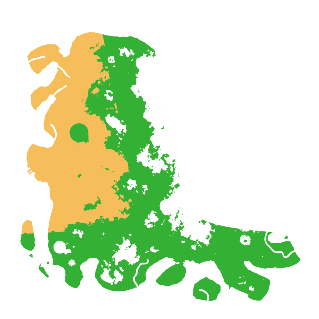 Biome Rust Map: Procedural Map, Size: 4500, Seed: 2088566542