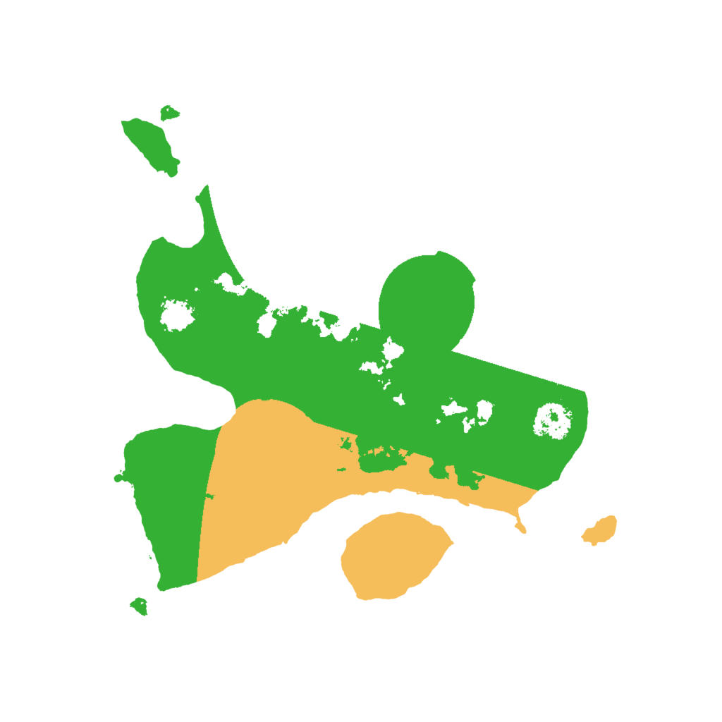 Biome Rust Map: Procedural Map, Size: 2023, Seed: 13825