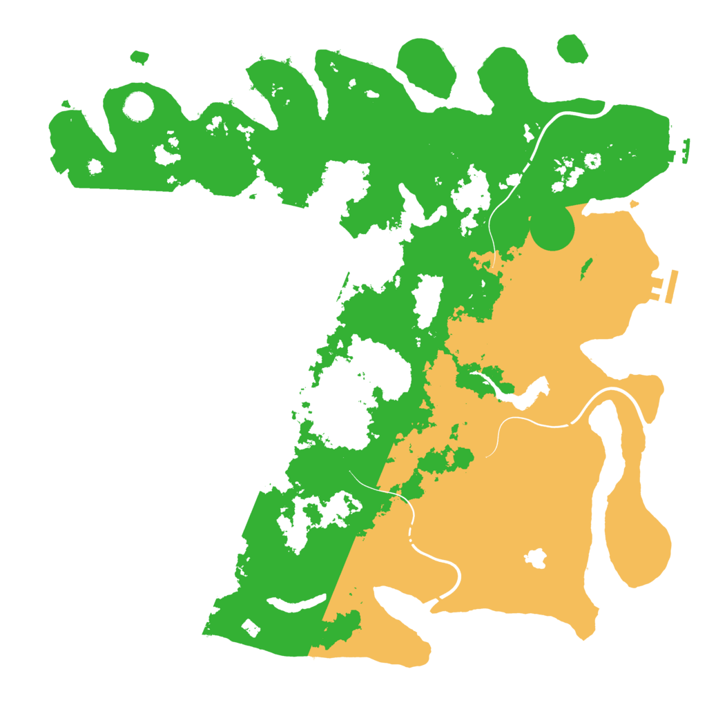 Biome Rust Map: Procedural Map, Size: 4250, Seed: 998029