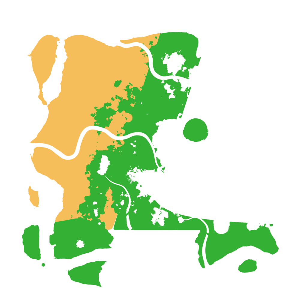 Biome Rust Map: Procedural Map, Size: 3500, Seed: 1811048303