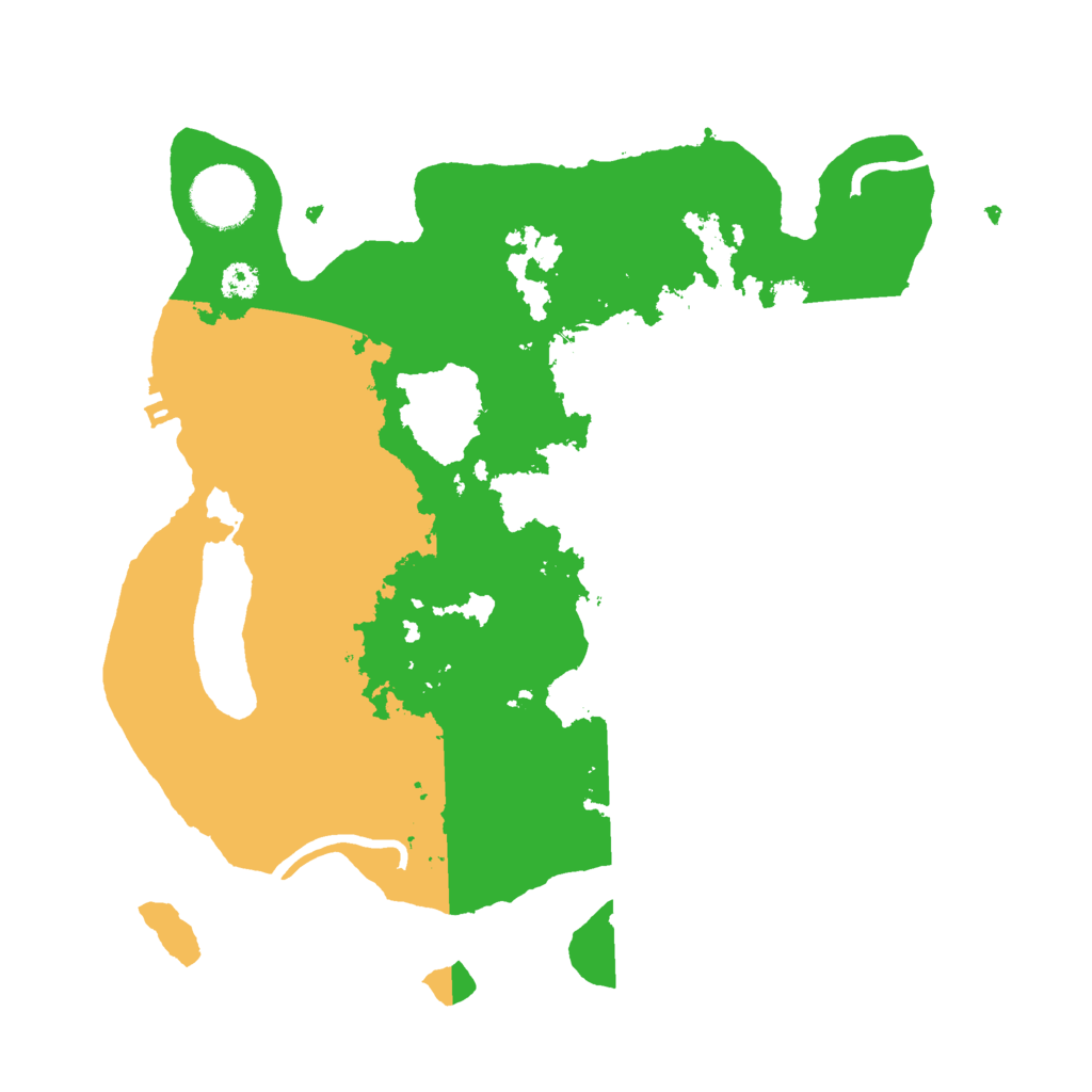 Biome Rust Map: Procedural Map, Size: 3000, Seed: 1133924862