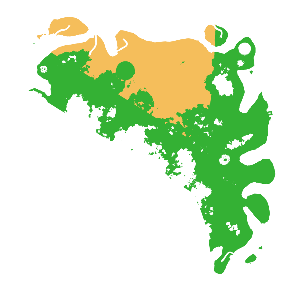 Biome Rust Map: Procedural Map, Size: 4200, Seed: 928931635