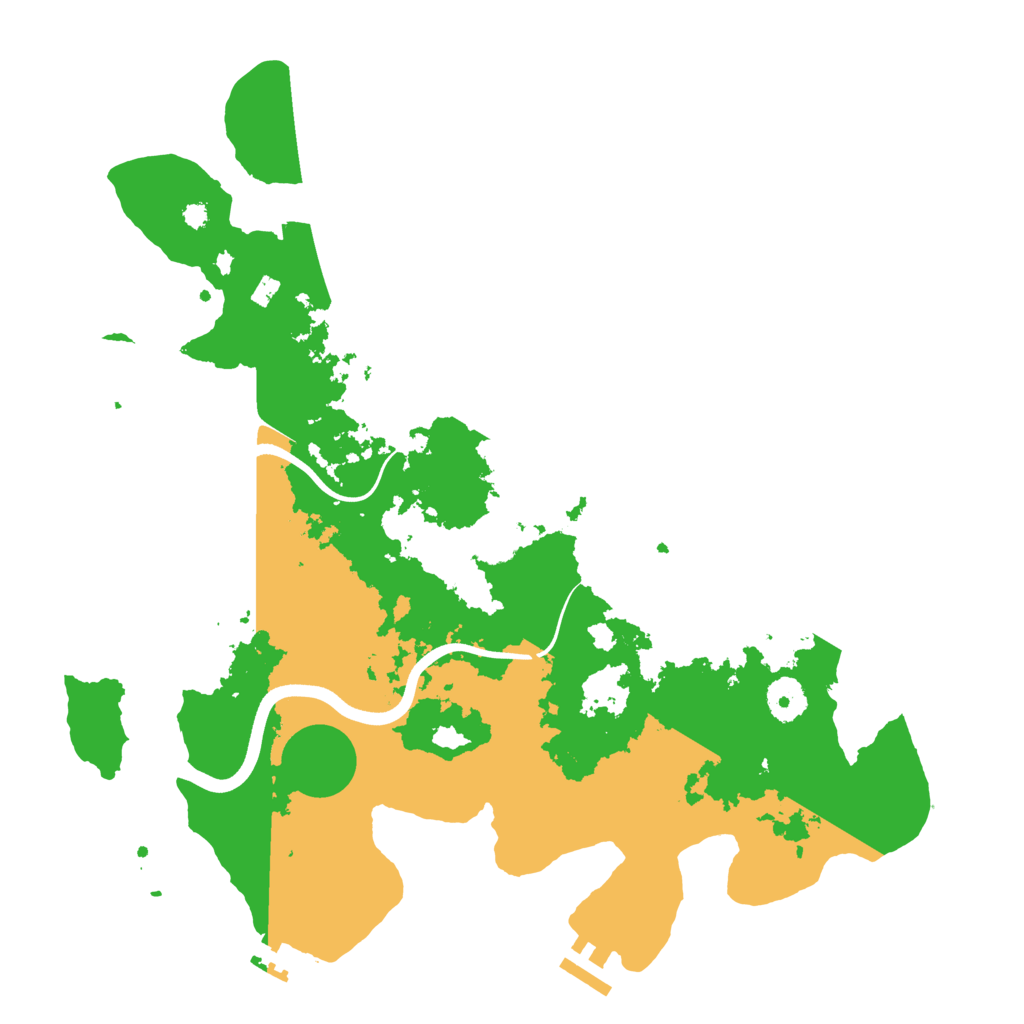 Biome Rust Map: Procedural Map, Size: 3700, Seed: 2029241907
