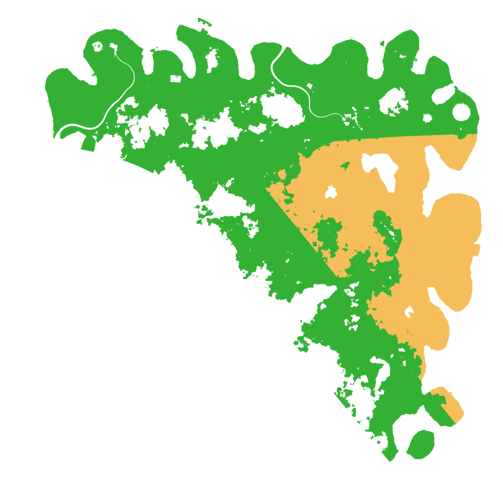 Biome Rust Map: Procedural Map, Size: 5000, Seed: 683223404