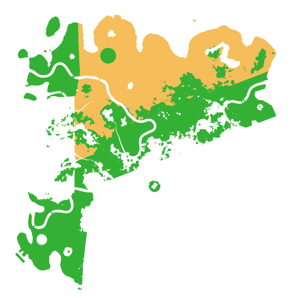 Biome Rust Map: Procedural Map, Size: 5000, Seed: 8372746