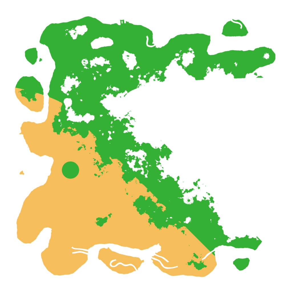 Biome Rust Map: Procedural Map, Size: 4500, Seed: 1071993
