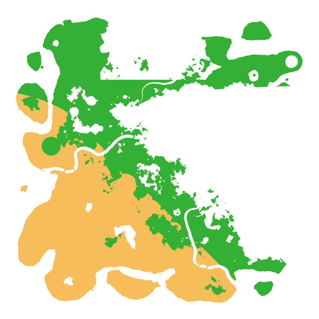 Biome Rust Map: Procedural Map, Size: 4500, Seed: 1071993