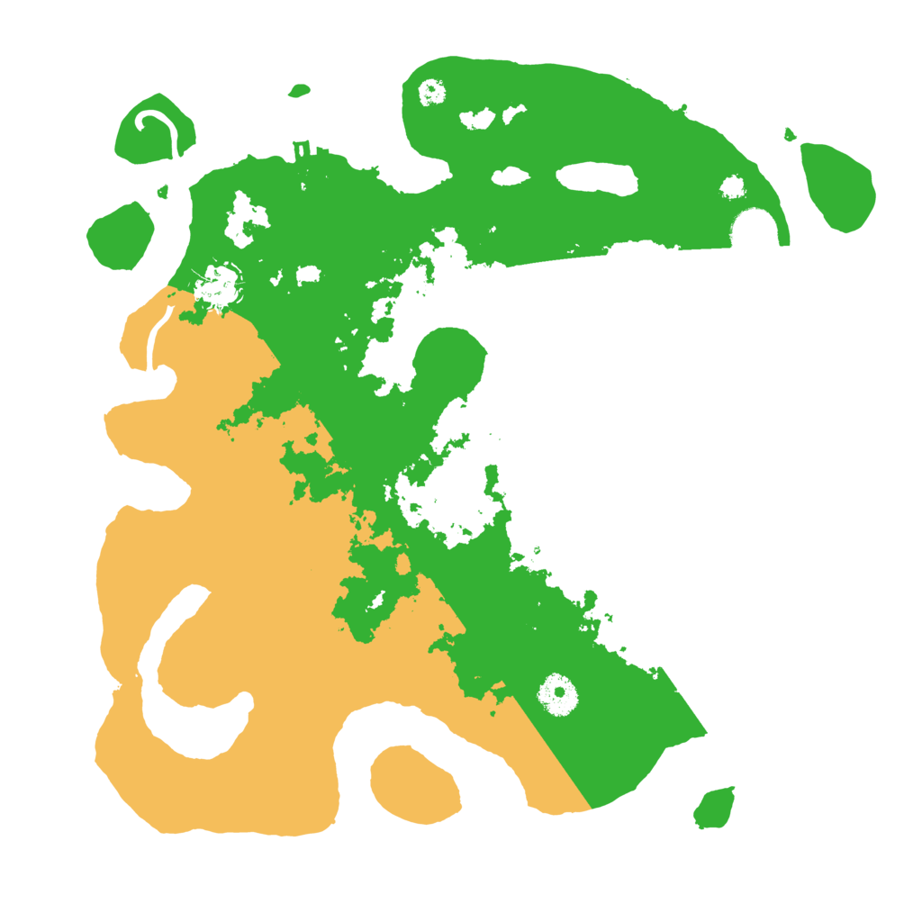 Biome Rust Map: Procedural Map, Size: 3500, Seed: 1158593895