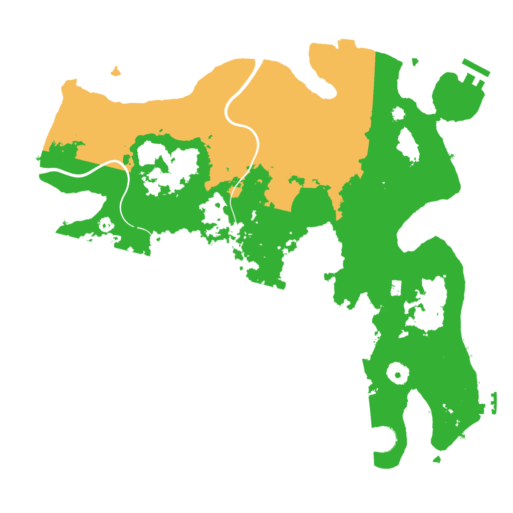 Biome Rust Map: Procedural Map, Size: 3500, Seed: 1718575086