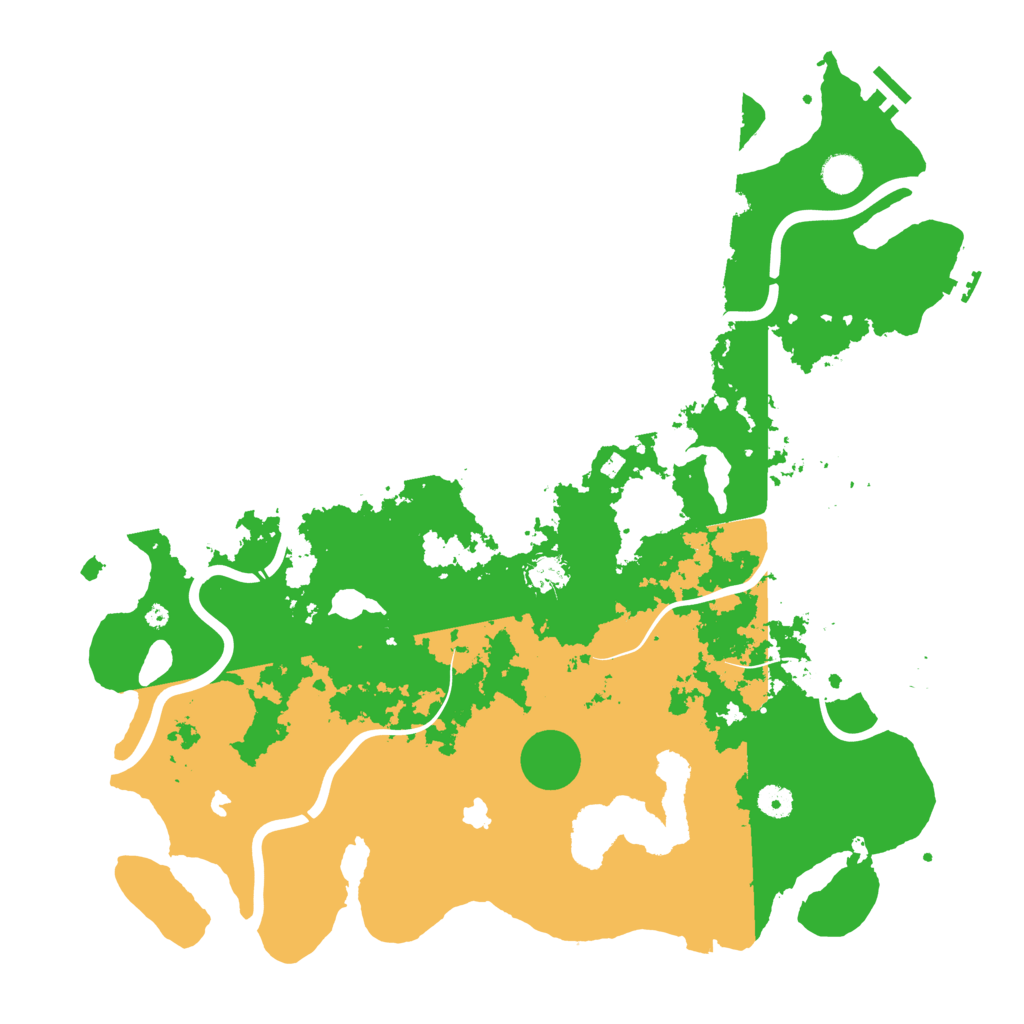 Biome Rust Map: Procedural Map, Size: 4500, Seed: 1874085758