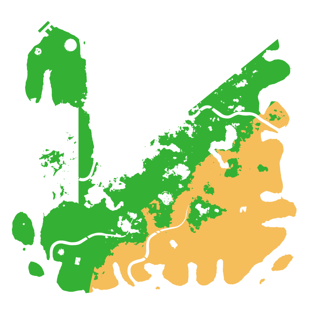 Biome Rust Map: Procedural Map, Size: 4500, Seed: 170447911