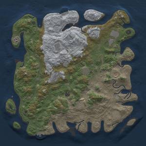 Thumbnail Rust Map: Procedural Map, Size: 4500, Seed: 170447911, 18 Monuments