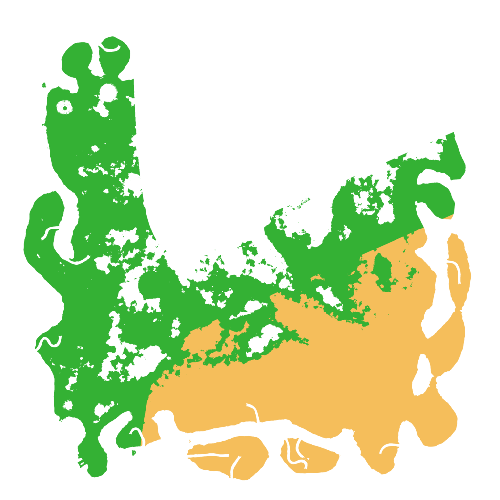 Biome Rust Map: Procedural Map, Size: 5000, Seed: 14578