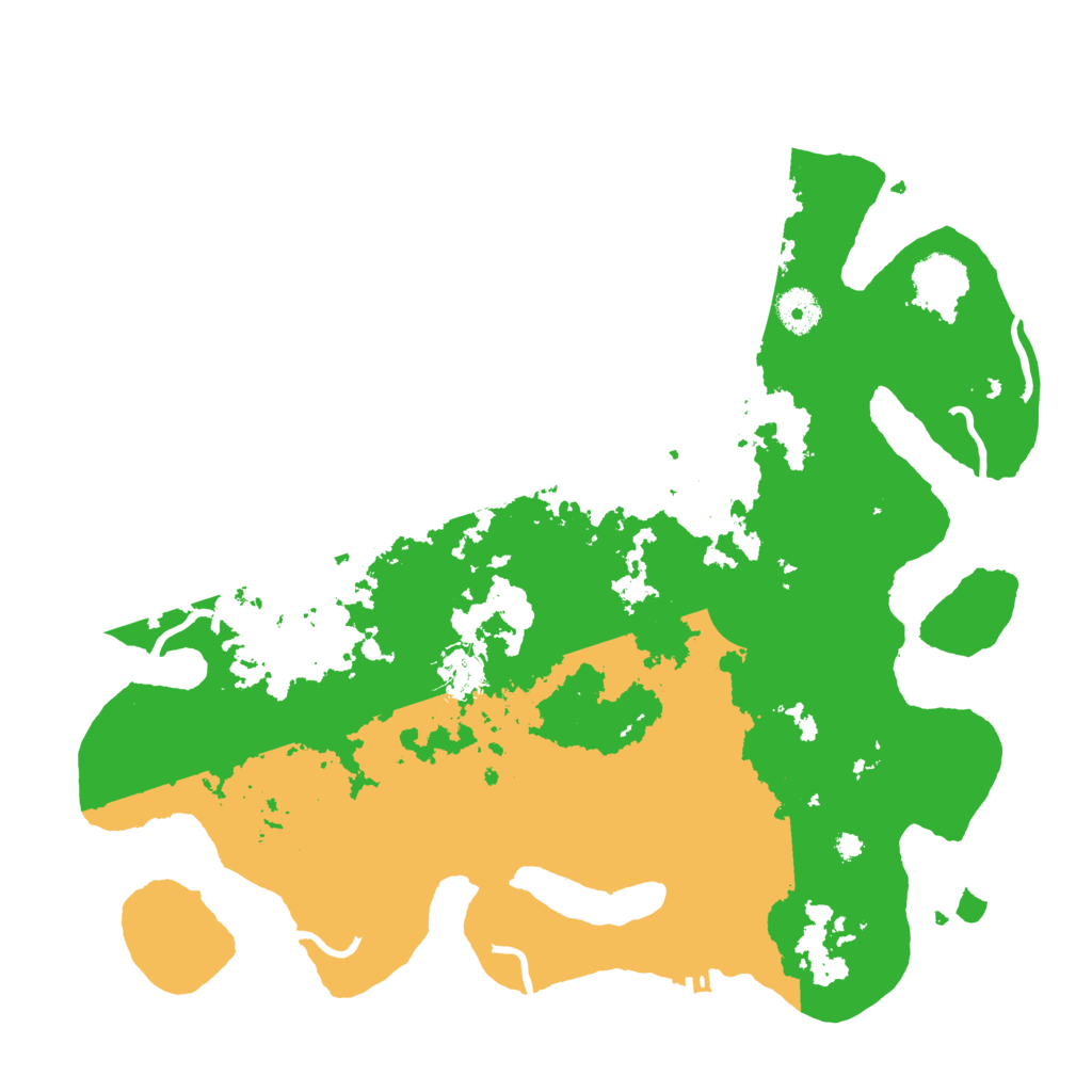 Biome Rust Map: Procedural Map, Size: 3800, Seed: 1014101