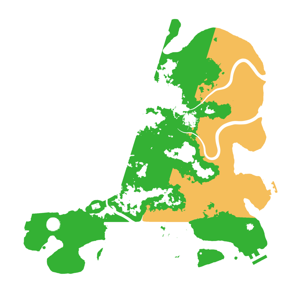 Biome Rust Map: Procedural Map, Size: 3800, Seed: 1655688956