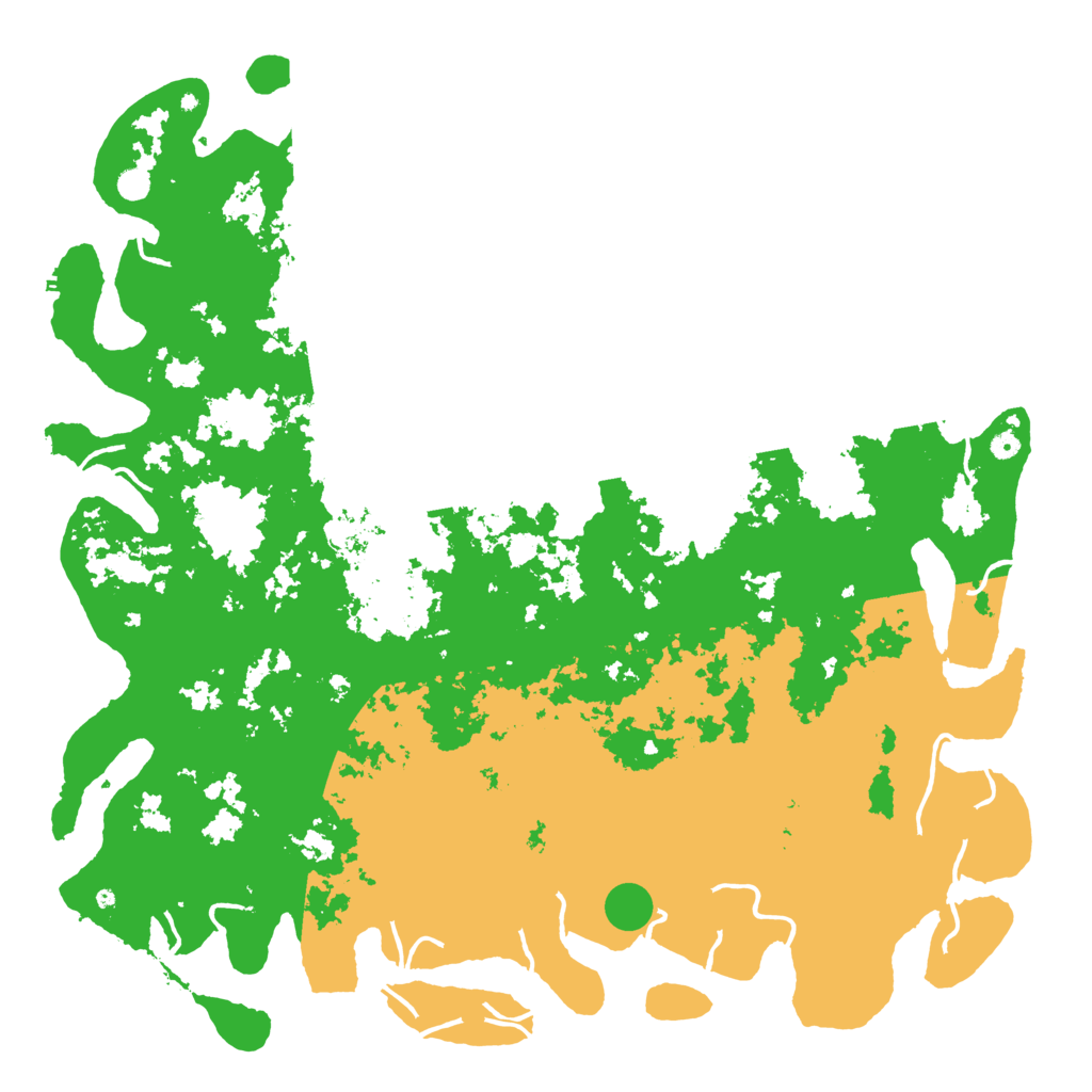 Biome Rust Map: Procedural Map, Size: 6000, Seed: 51393