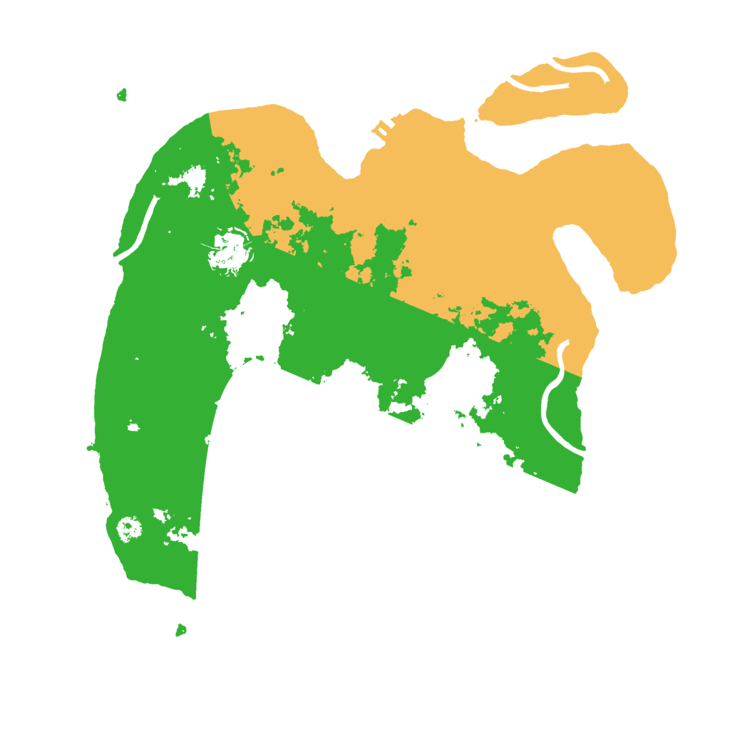 Biome Rust Map: Procedural Map, Size: 3000, Seed: 180338822