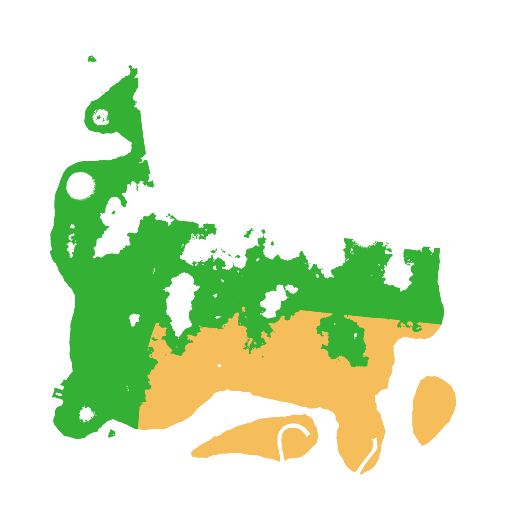 Biome Rust Map: Procedural Map, Size: 3200, Seed: 152