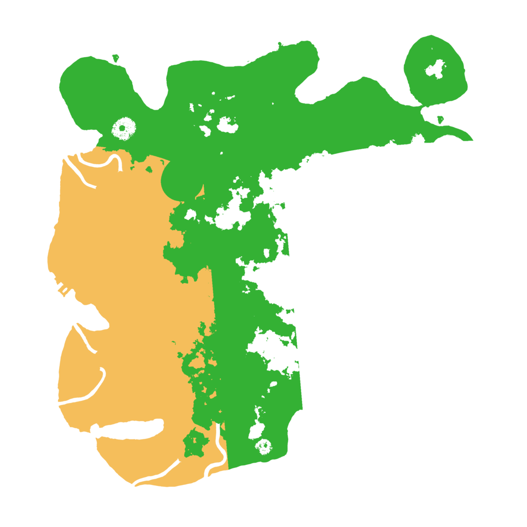 Biome Rust Map: Procedural Map, Size: 3500, Seed: 1207821981