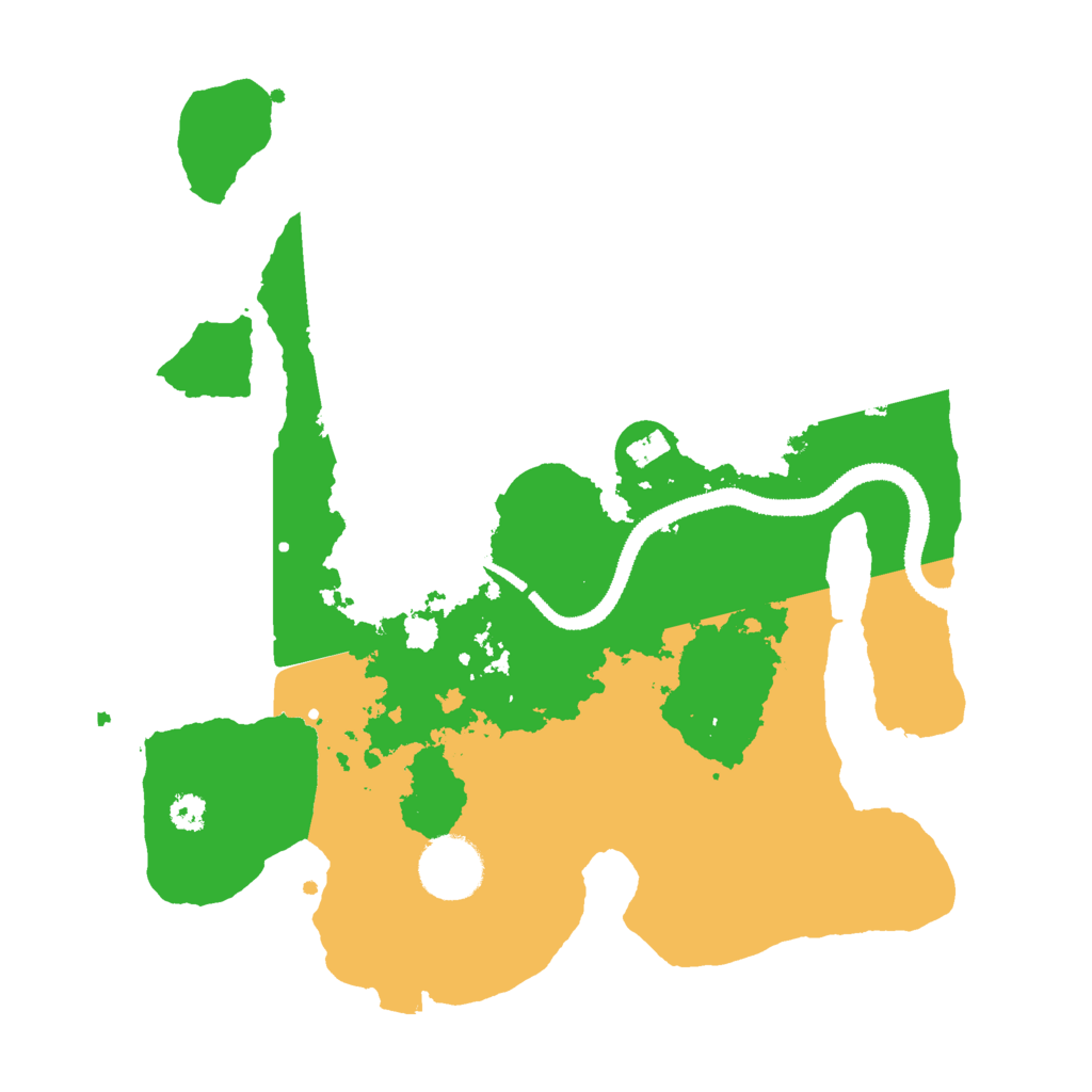 Biome Rust Map: Procedural Map, Size: 3000, Seed: 1120623982