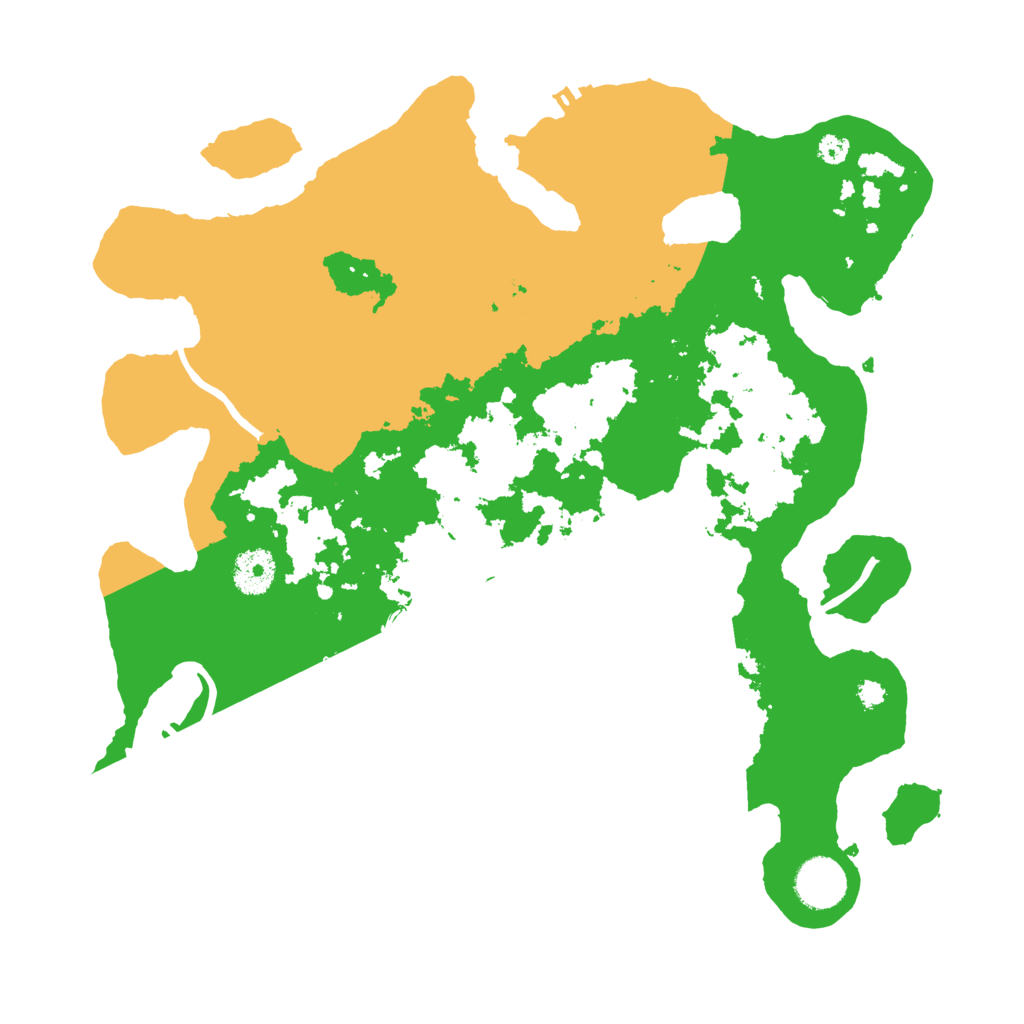 Biome Rust Map: Procedural Map, Size: 3500, Seed: 1603