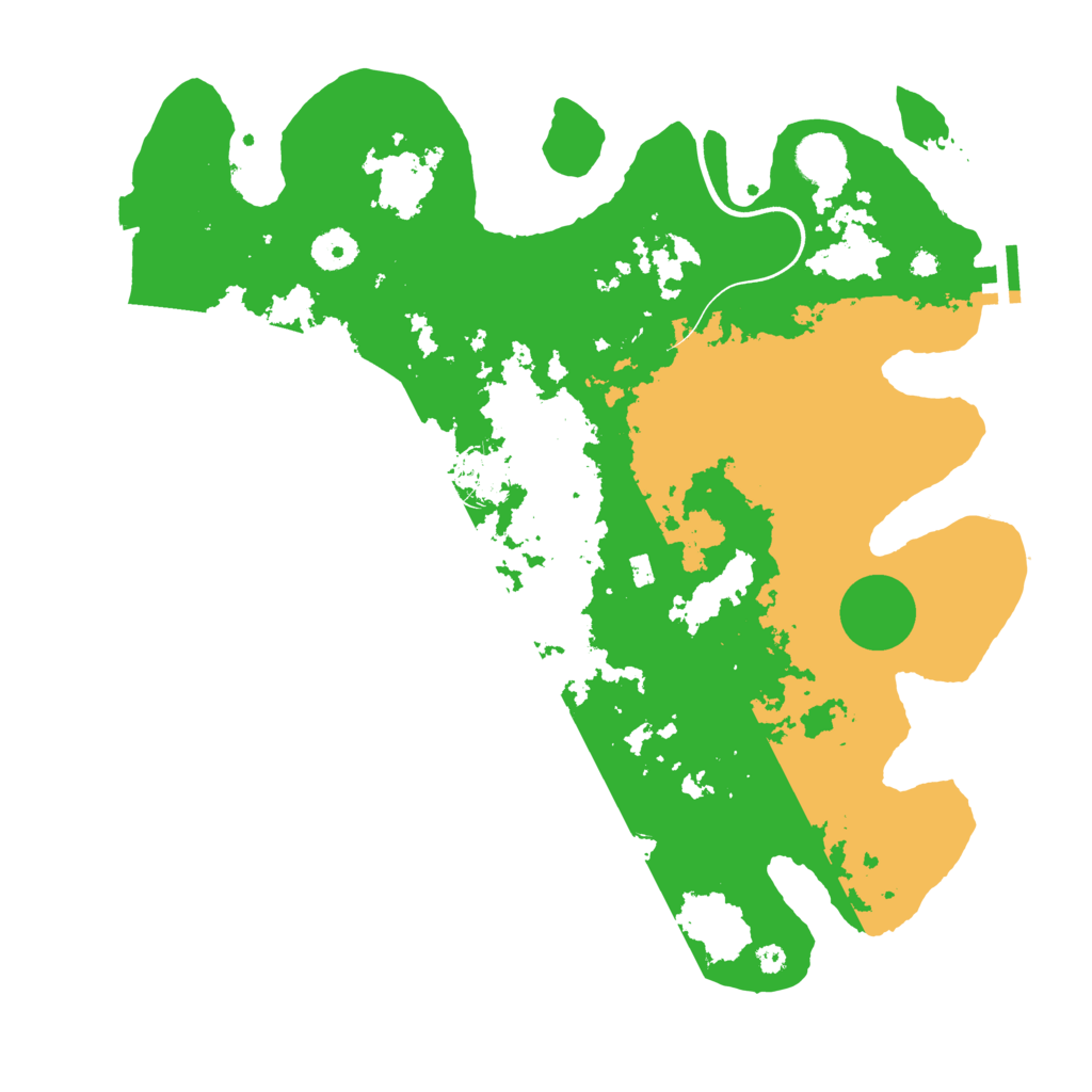 Biome Rust Map: Procedural Map, Size: 3800, Seed: 1125212345