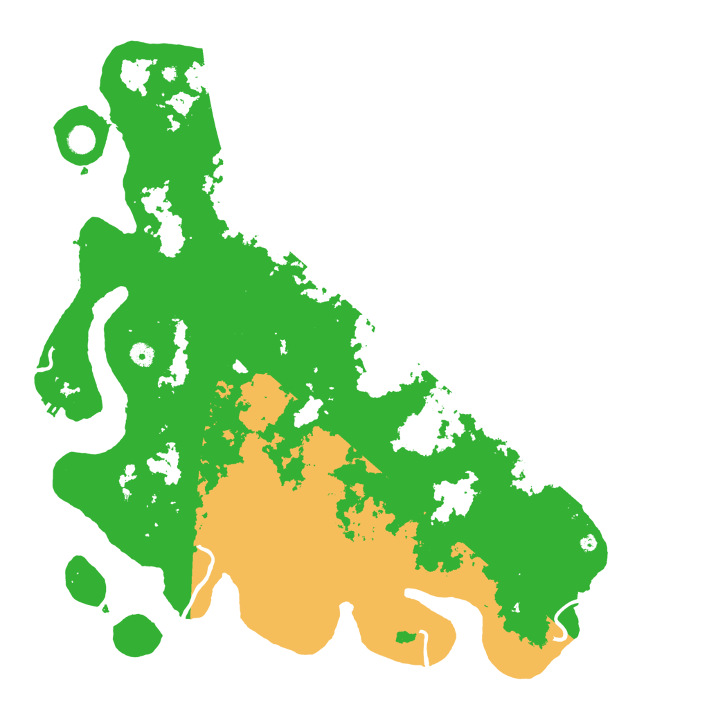 Biome Rust Map: Procedural Map, Size: 4500, Seed: 646833588