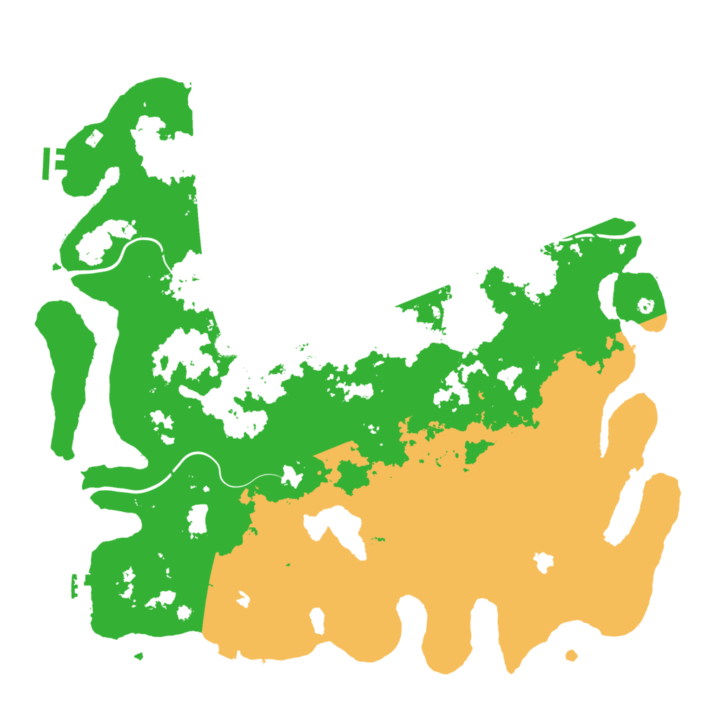 Biome Rust Map: Procedural Map, Size: 4500, Seed: 176840183