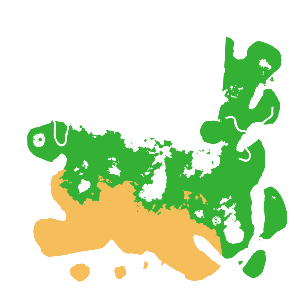 Biome Rust Map: Procedural Map, Size: 3500, Seed: 861007525