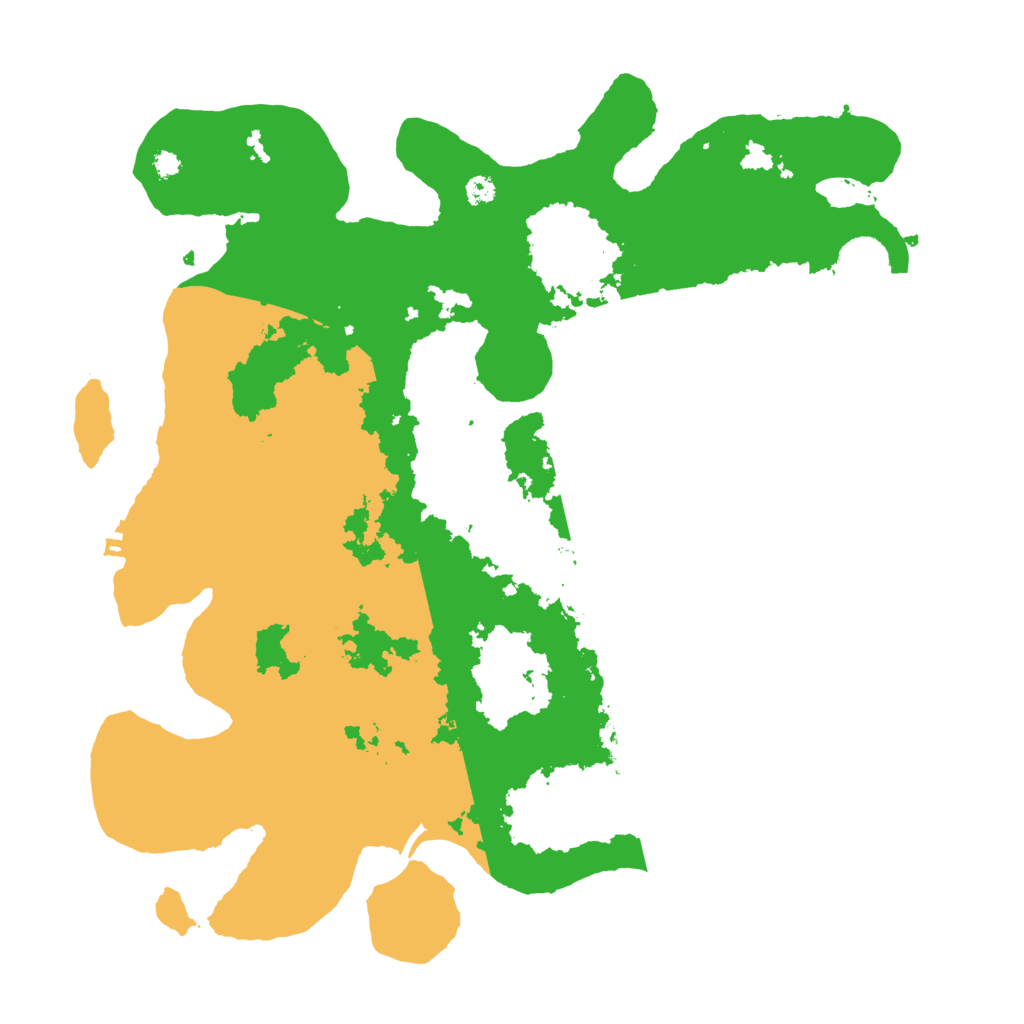 Biome Rust Map: Procedural Map, Size: 3600, Seed: 207754115