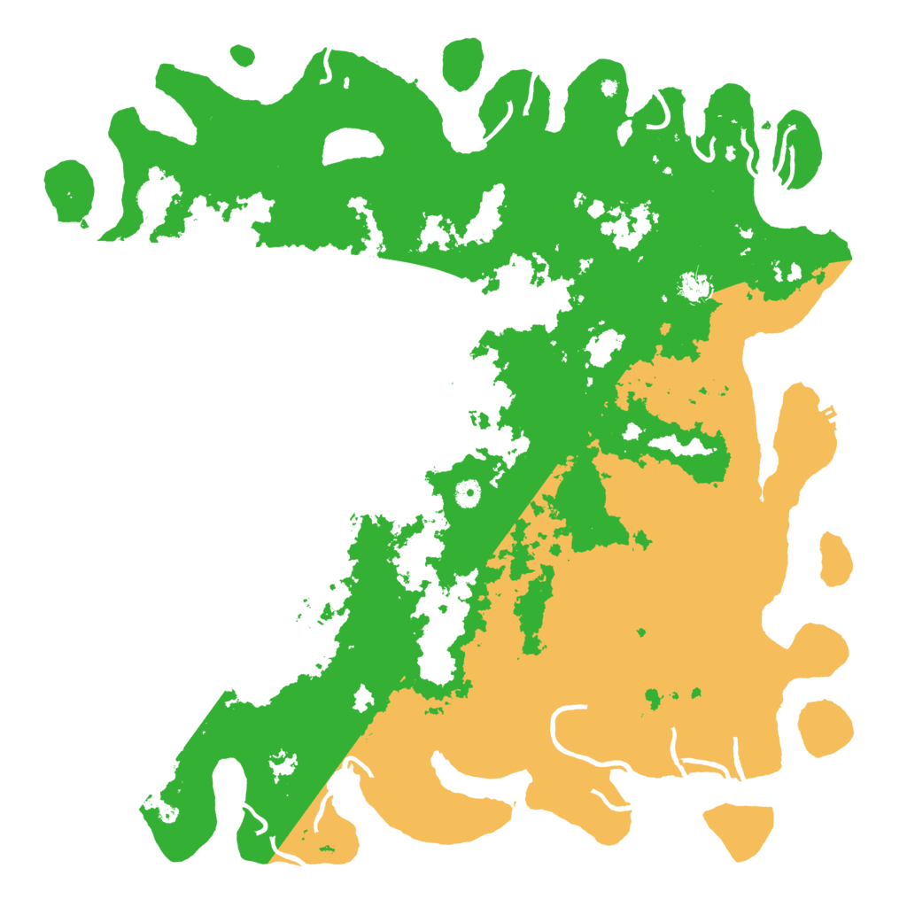 Biome Rust Map: Procedural Map, Size: 5000, Seed: 9283810
