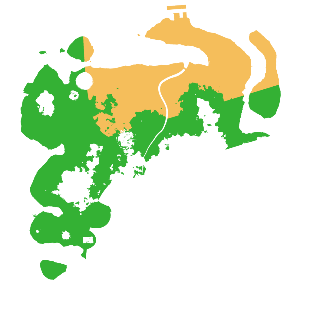Biome Rust Map: Procedural Map, Size: 3250, Seed: 2893