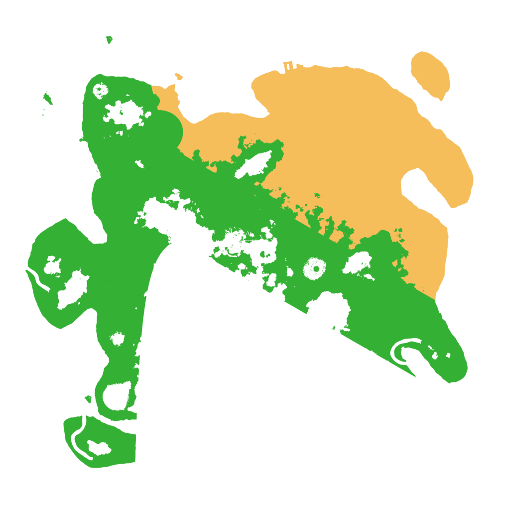 Biome Rust Map: Procedural Map, Size: 3500, Seed: 1976552160