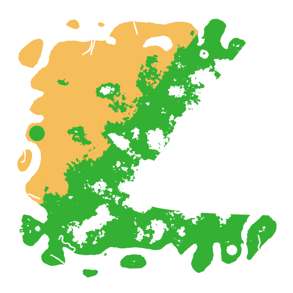 Biome Rust Map: Procedural Map, Size: 5000, Seed: 634539559