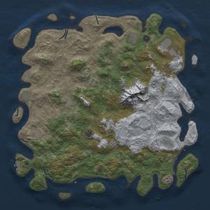 Thumbnail Rust Map: Procedural Map, Size: 5000, Seed: 634539559, 18 Monuments