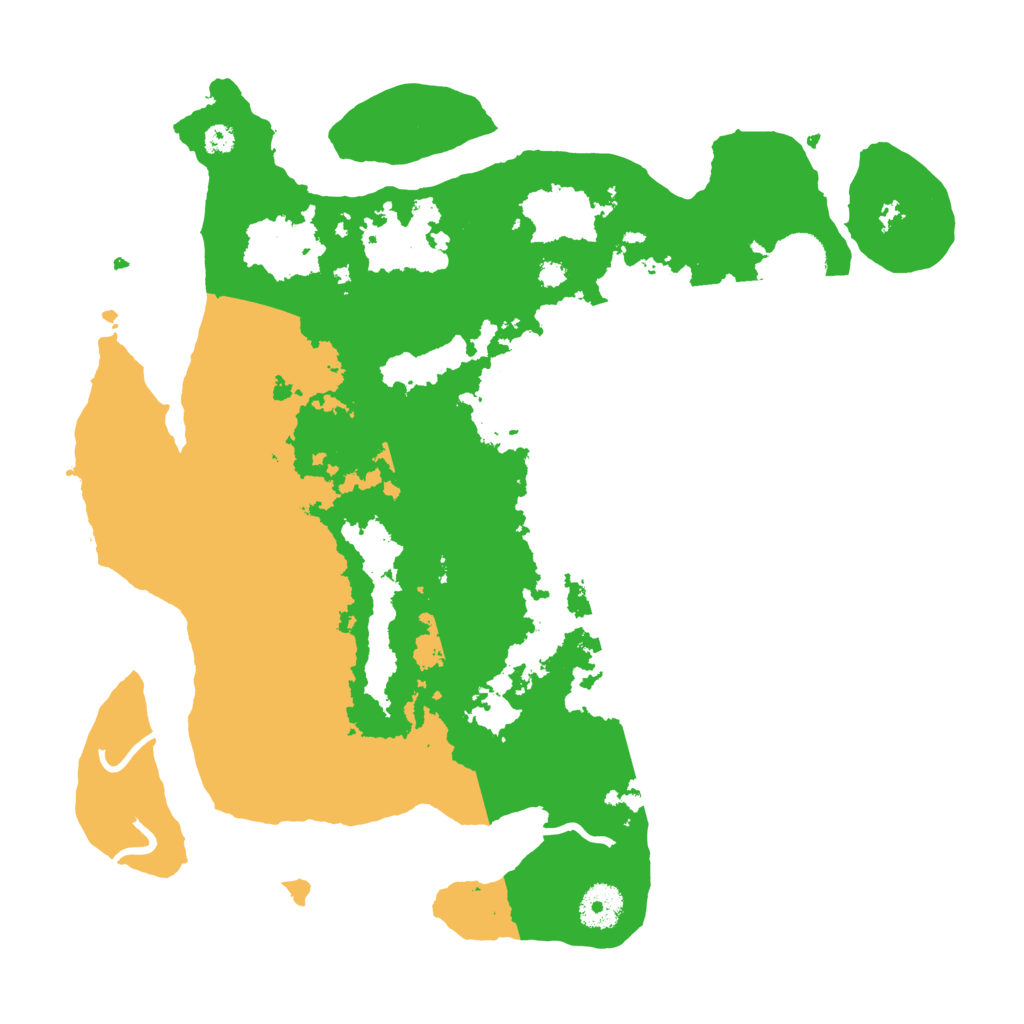 Biome Rust Map: Procedural Map, Size: 3500, Seed: 180309837