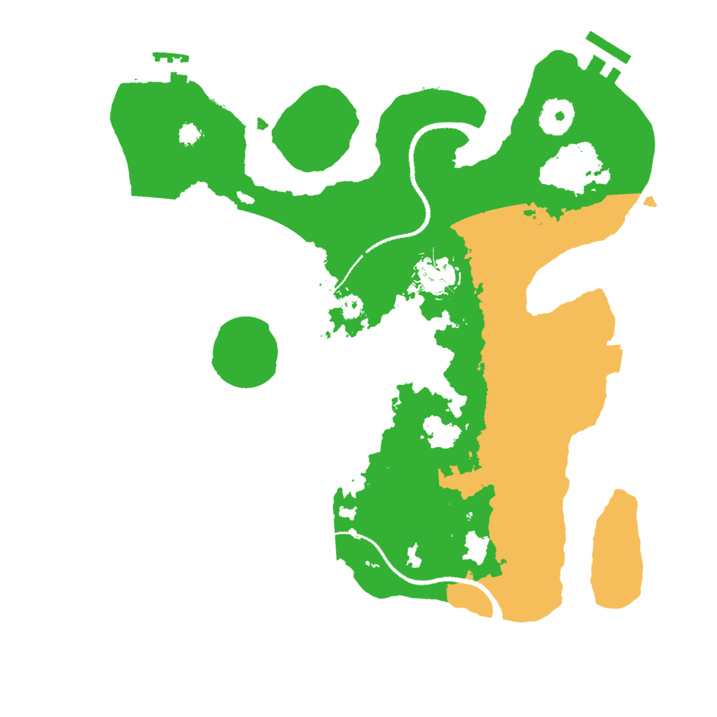 Biome Rust Map: Procedural Map, Size: 3000, Seed: 941957866