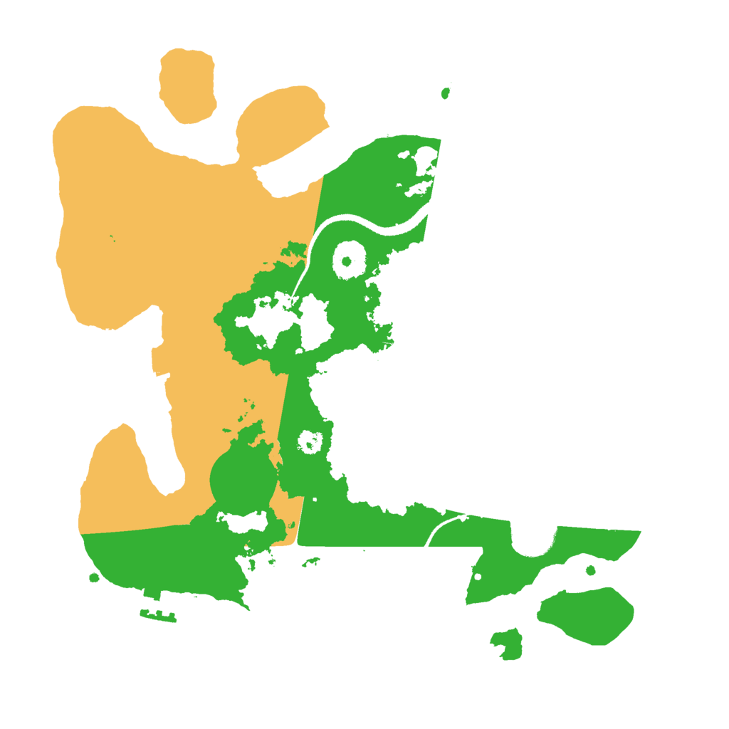 Biome Rust Map: Procedural Map, Size: 3000, Seed: 1545980832