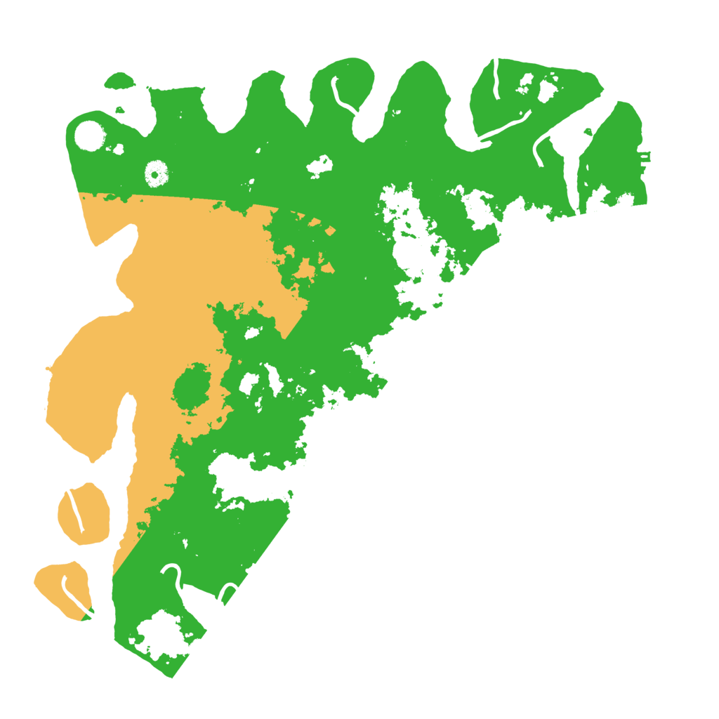 Biome Rust Map: Procedural Map, Size: 4250, Seed: 1236512391