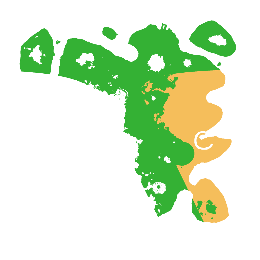 Biome Rust Map: Procedural Map, Size: 3000, Seed: 7163904